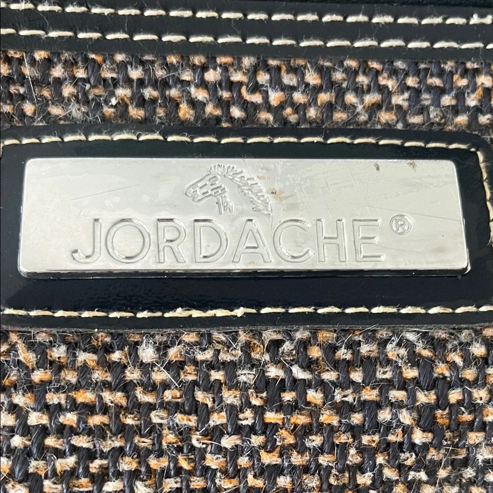 Vintage Jordache Elegant tweed carry on Bag